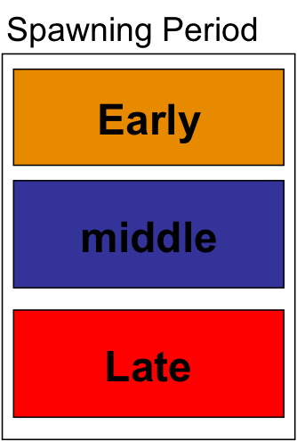 Spawning Period Chart